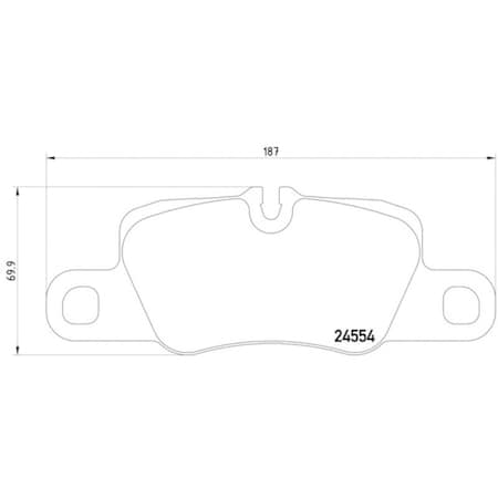Pagid Brakes Disc Brake Pad, 355015651 355015651
